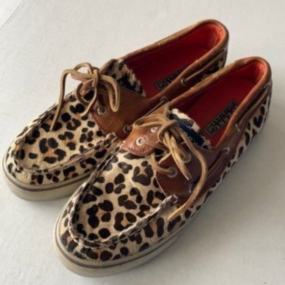 Sperry Shoes - Sperry Leopard Boat Shoes